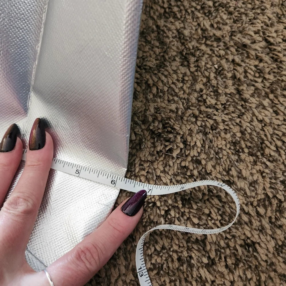 Athleta Silver Reusable Tote Bag